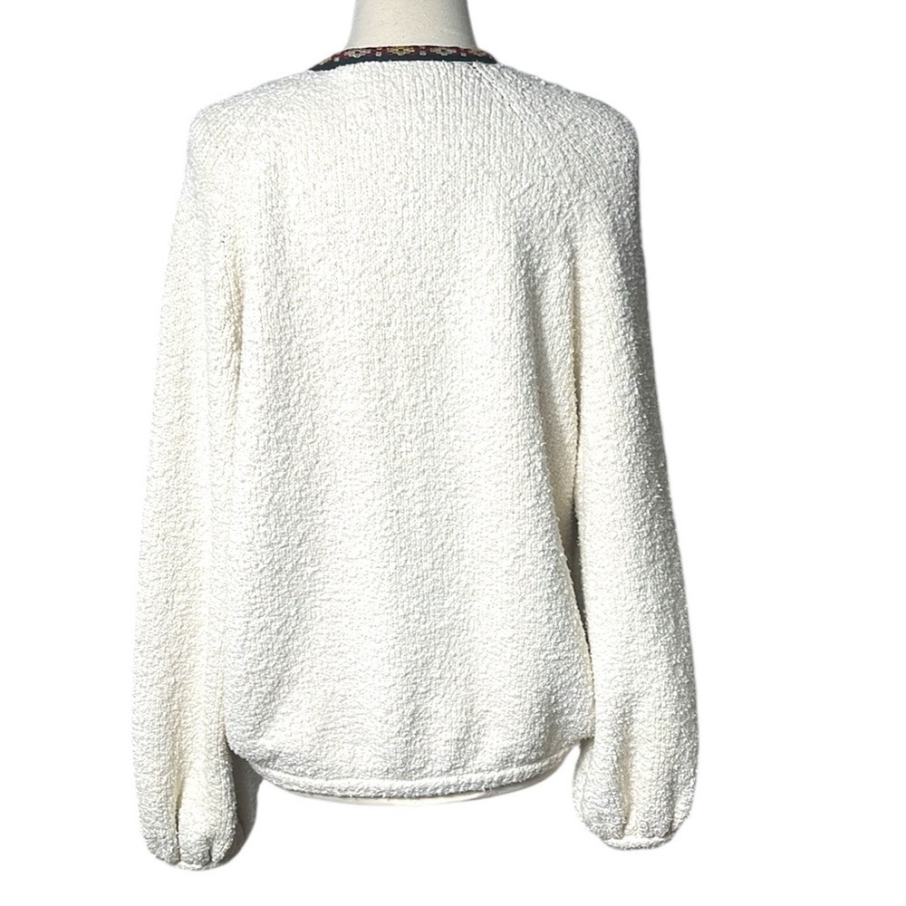 Free People Two Faced Embroidered Jacket in Ivory SZ L - Picture 11 of 14